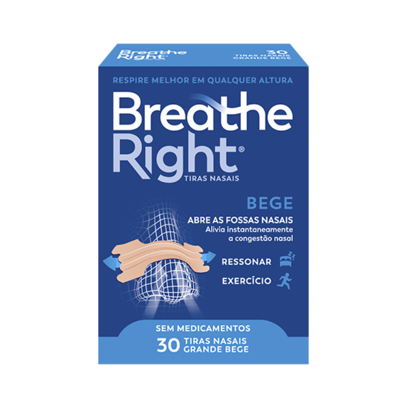 Breathe Right Bandelettes Nasales Classic Grandes 30 unités