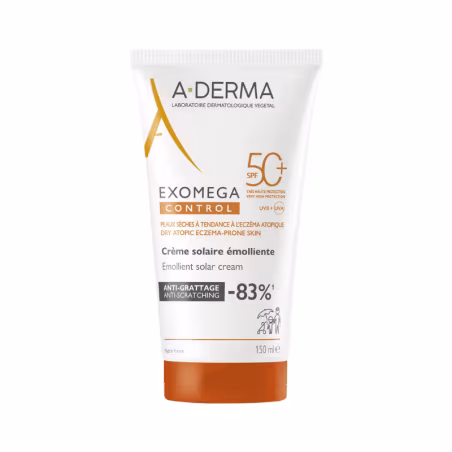 A-Derma Exomega Control Cuidado Solar Emoliente FPS50+ 150ml