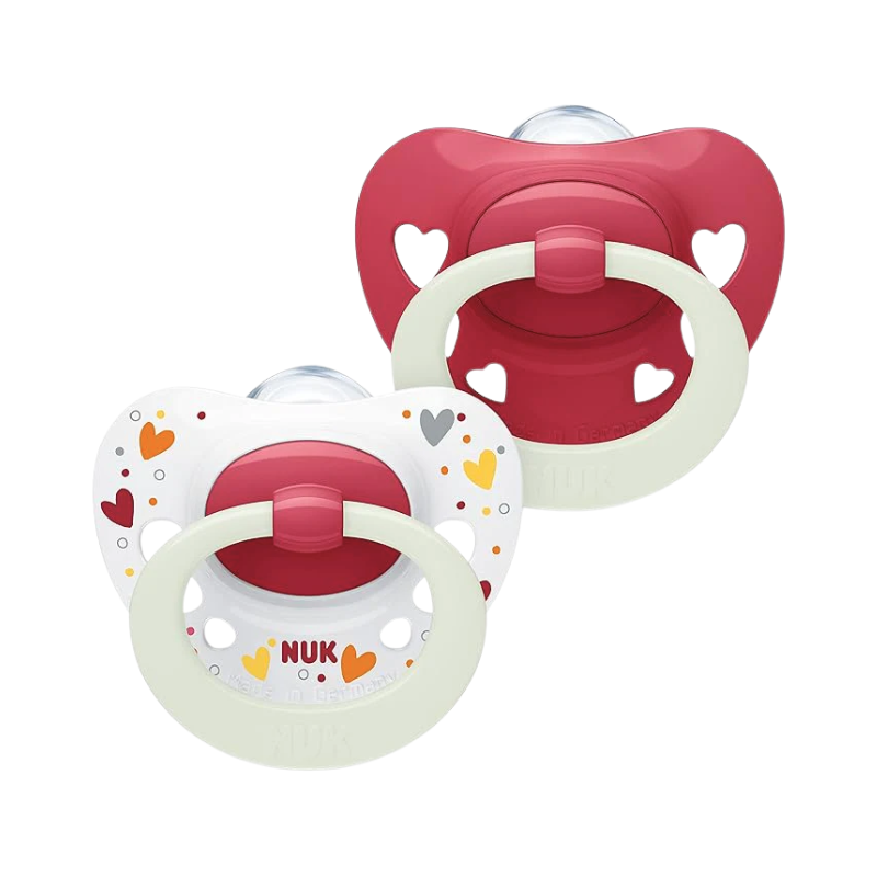 Nuk Chupeta Signature Night 0-6m 2 unidades