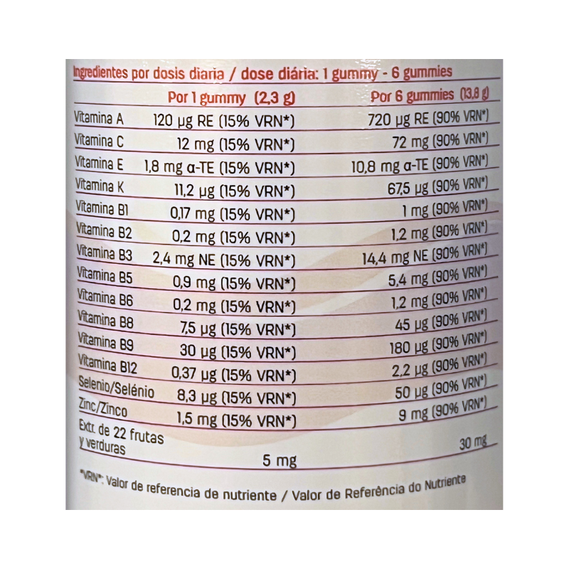 Pediakid Multivitaminas 60 gomas