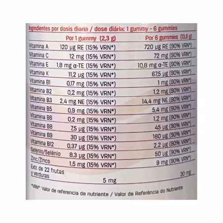 Pediakid Multivitaminas 60 gomas