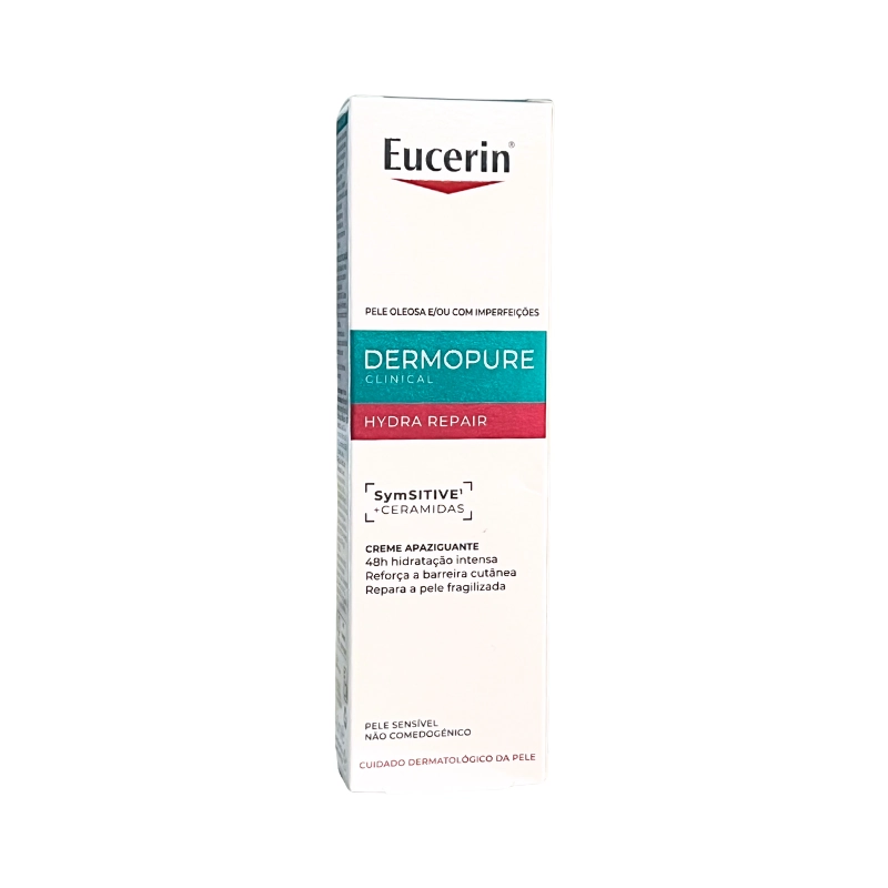Eucerin Dermopure Hydra Repair Creme Apaziguante 40ml