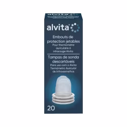 Alvita Tampas de Sonda Descartáveis 20 unidades