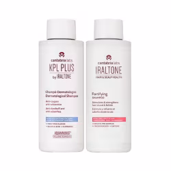 KPL Plus Shampoing Dermatologique Antipelliculaire 200ml + Iraltone Shampoing Fortifiant 200ml