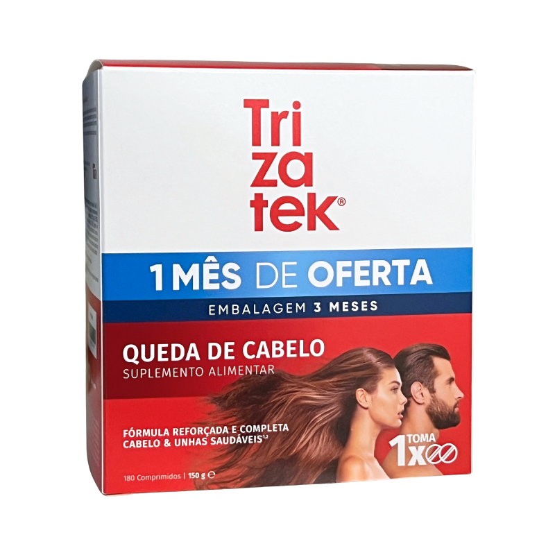 Trizatek Antiqueda de Cabelo 180 cápsulas