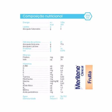 Meritene Clinical Frutta Naranja 200ml
