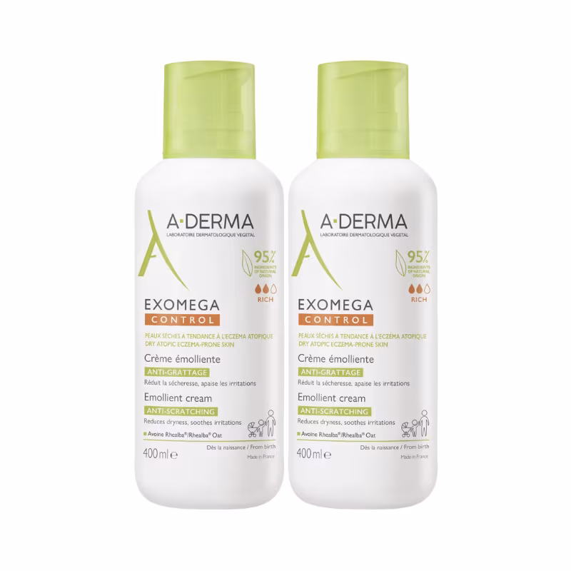 A-Derma Exomega Control Creme Emoliente 2x400ml
