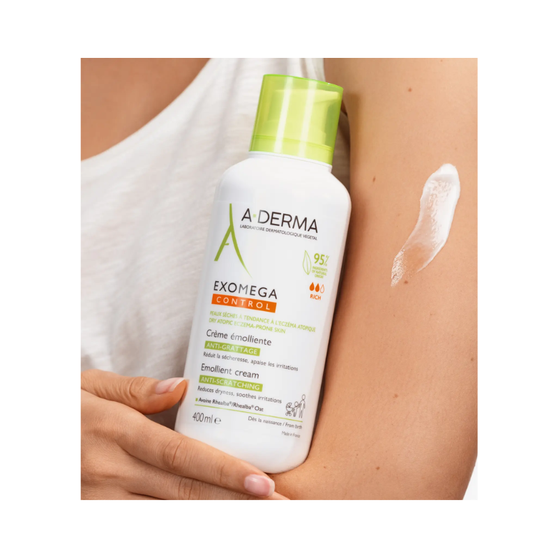 A-Derma Exomega Control Crème Emolliente 2x400ml