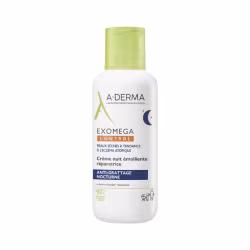 A-Derma Exomega Control Crème de Nuit Émolliente Réparatrice 400ml