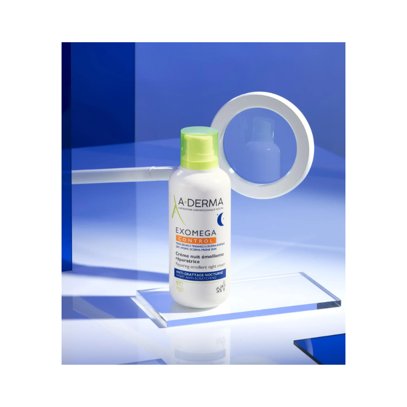 A-Derma Exomega Control Creme de Noite Emoliente Reparador 400ml