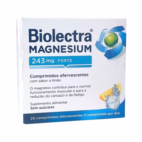 Biolectra Magnesium 243mg Forte 20 comprimidos efervescentes