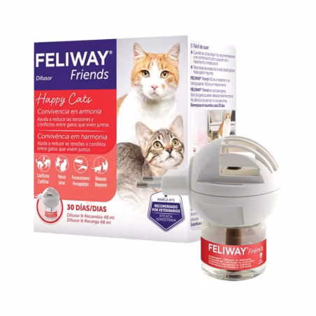 Feliway Friends Difusor + Recambio 48ml