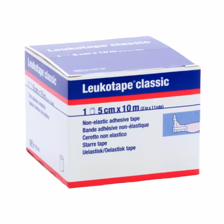 Leukotape Classic Bande Adhésive Non-Élastique 5cm x 10m