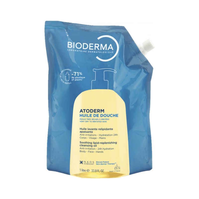 Bioderma Atoderm Huile de Douche Recambio 1L