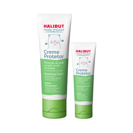 Halibut Muda Fraldas Creme Protetor 150g + 50g