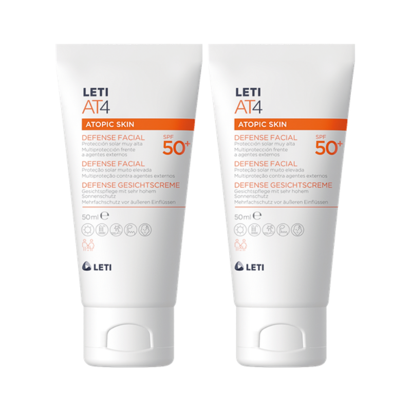 LetiAT4 Defense Facial SPF50+ 2x50ml