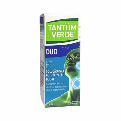 Tantum Verde Duo 1,5mg/ml + 5mg/ml Solución de Pulverización Oral 15ml