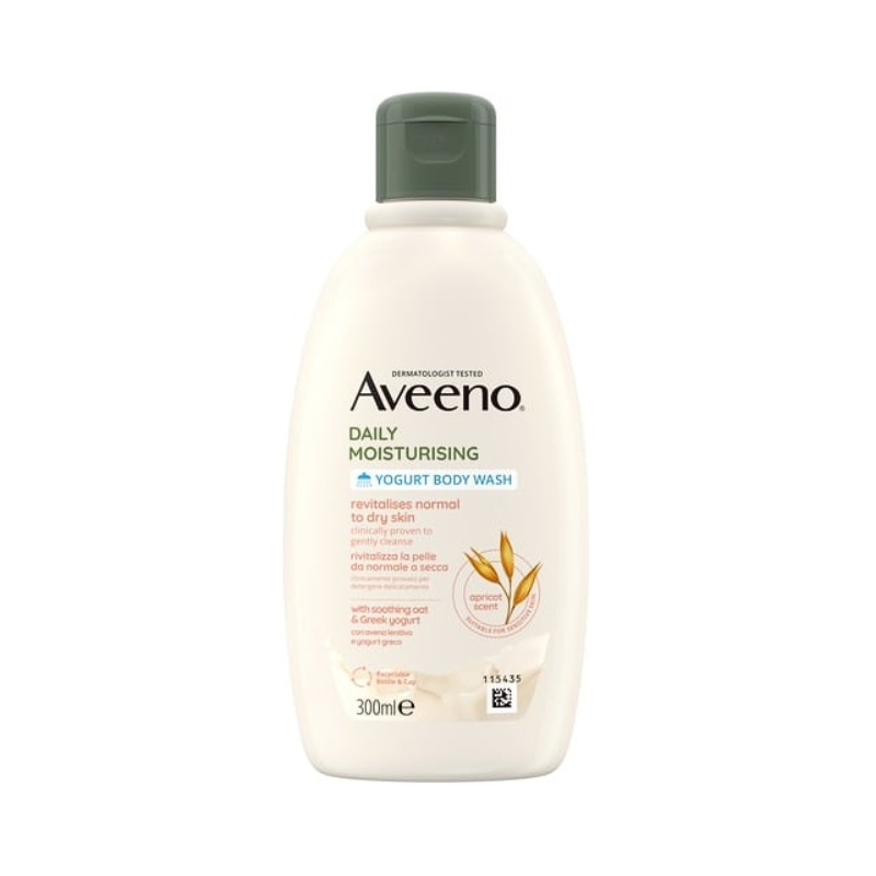 Aveeno Daily Moisturizing Shower Gel Apricot Yogurt and Honey 300ml
