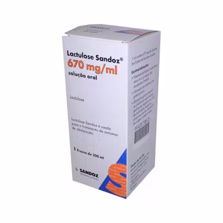 Lactulose Sandoz 670mg/ml Solution Buvable 200ml