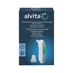 Alvita Thermomètre Auriculaire Infrarouge