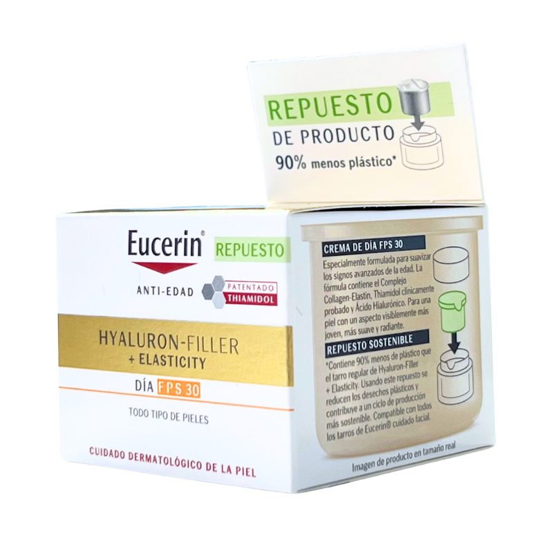 Eucerin Hyaluron Filler + Elasticity SPF30+ Crème de Jour 50ml Recharge