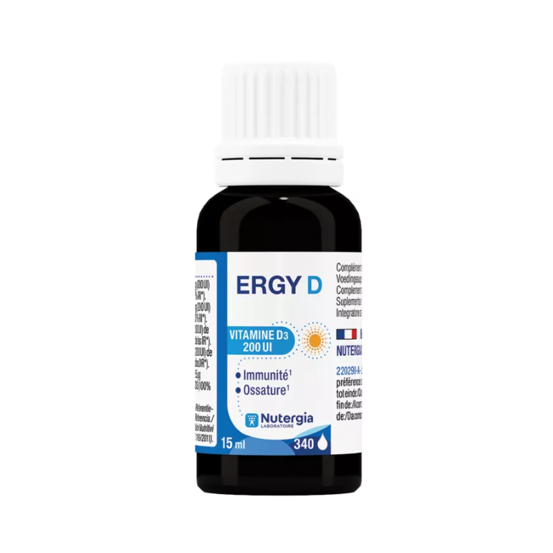 Nutergia Ergy D Oral Drops 200UI 15ml