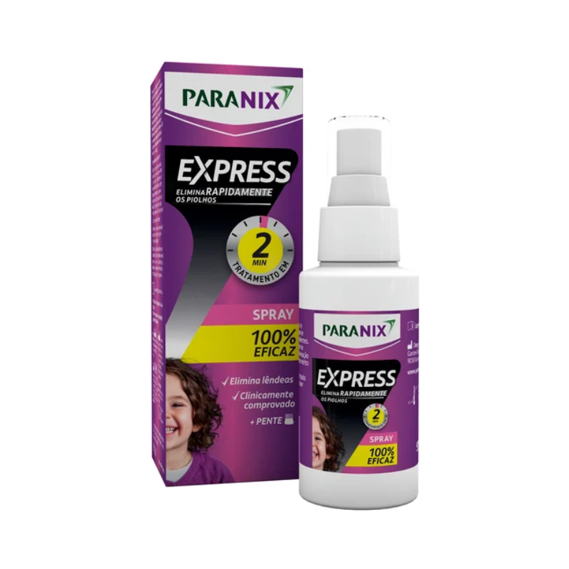 Paranix Express Spray avec Peigne 95 ml