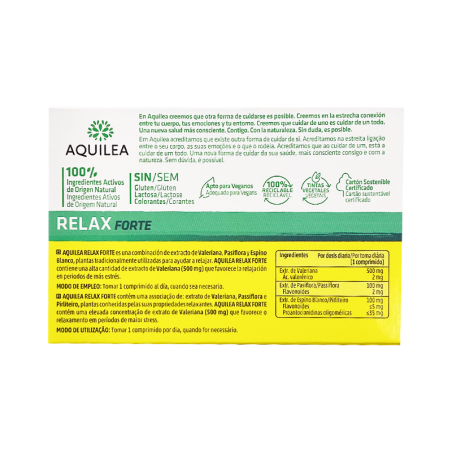 Aquilea Relax Forte 30 comprimidos