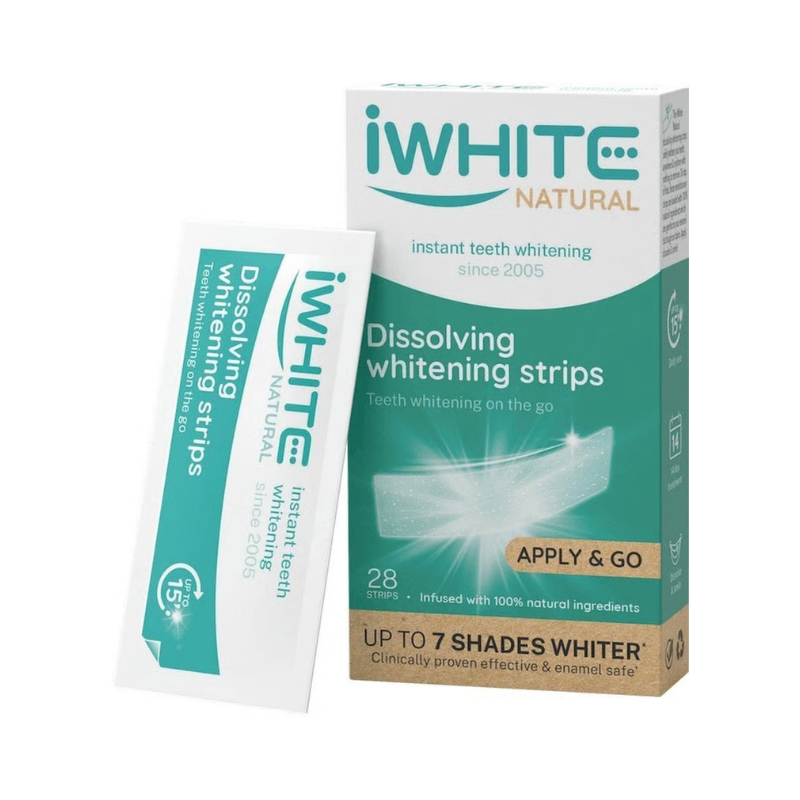 Tiras blanqueadoras naturales iWhite 28 unidades