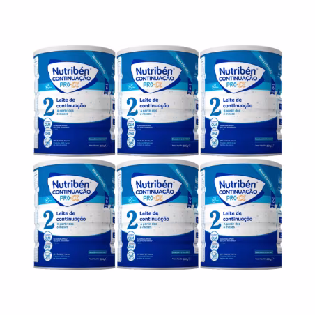 Nutribén Continuación Pro-alfa 2 800g Pack 6 unidades