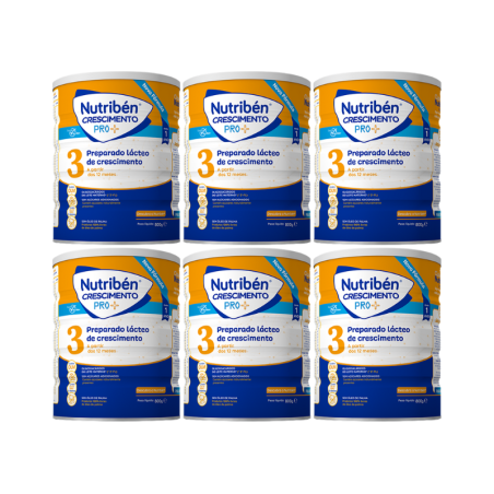Nutribén Growth Pro+ 3 800g Pack 6 units