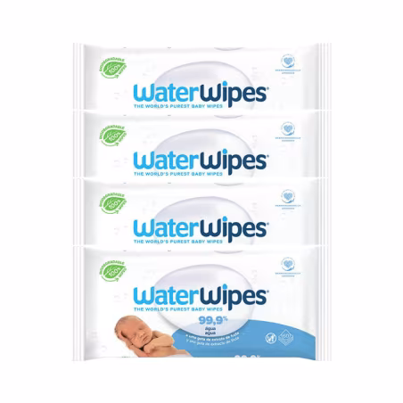 WaterWipes Lingettes Biodégradables 4x60 unités