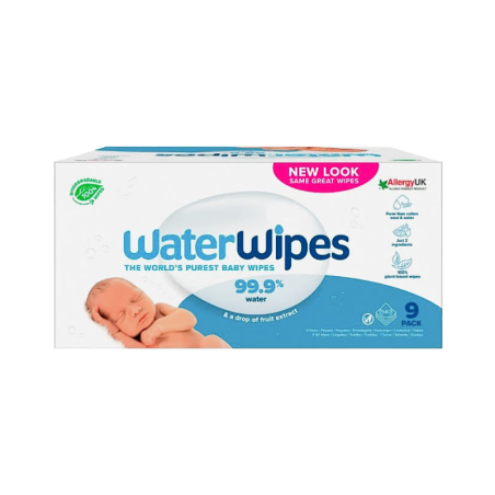 WaterWipes Toallitas Biodegradables 9x60 unidades