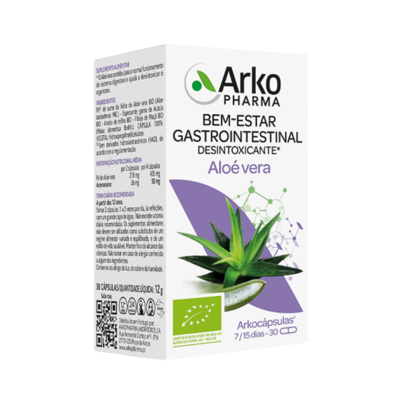 Arkocápsulas Aloé Vera 30 cápsulas