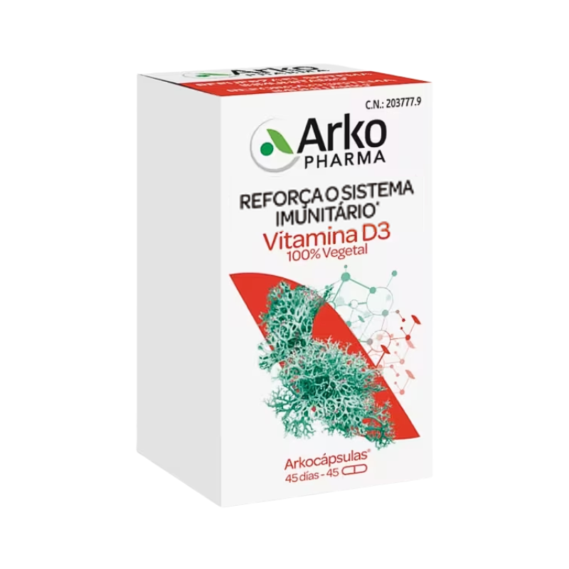 Arkocápsulas Vitamin D3 45 capsules