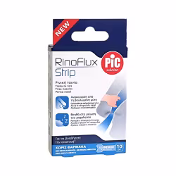 RinoFlux Strip Penso Nasal Standard 5,6x1,8cm 10 unidades