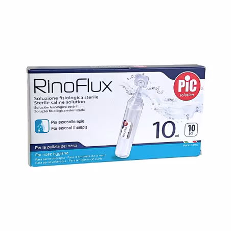 RinoFlux Solution Saline Stérile 10x10ml