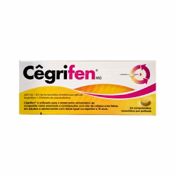 Cêgrifen 200mg+30mg 24 comprimidos