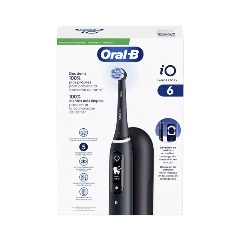 Oral-B Laboratory iO6 Brosse à Dents Électrique Noire