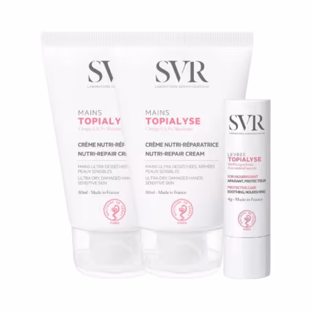 SVR Topialyse Creme de Mãos + Stick Labial Pack