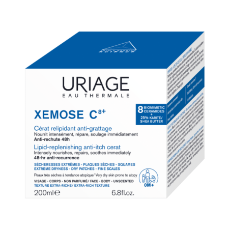 Uriage Xémose C8+ Lipid-Replenishing Anti-Itch Cerat 200ml