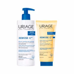 Uriage Xémose C8+ Lipid-Replenishing Anti-Itch Balm + Anti-Itch Cleansing Oil Pack