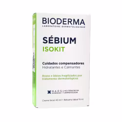 Bioderma Sebium Isokit Pack Crema Facial 40ml + Bálsamo Labial 15ml