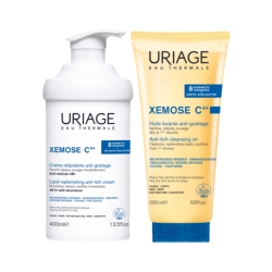 Uriage Xémose C8+ Crema Relipidizante Antipicor + Aceite Limpiador Anti-Picor Pack