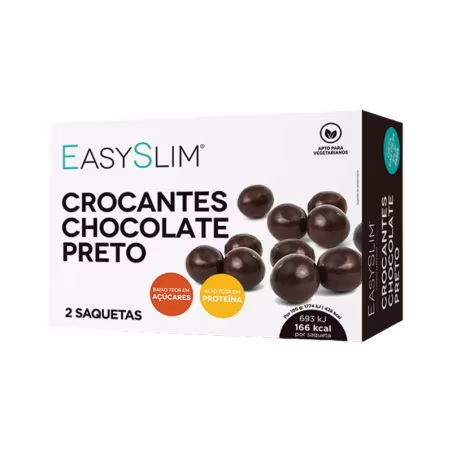 EasySlim Crocantes Chocolate Preto 2x35g