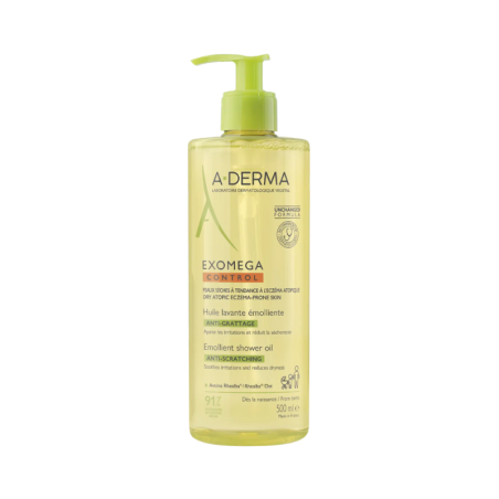 A-Derma Exomega Control Aceite Limpiador Emoliente Anti-Rascado 500ml