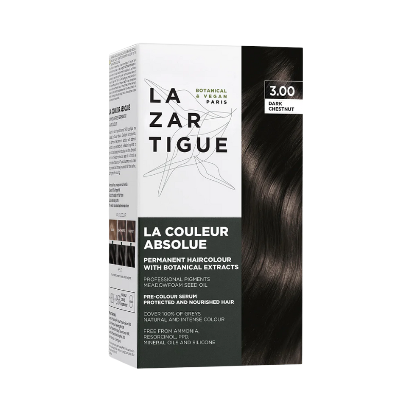 Lazartigue Coloração Permanente 3.00 Castanho Escuro