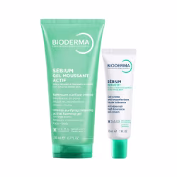 Bioderma Sébium Kerato+ Anti-Blemish Gel-Cream + Cleansing Active Foaming Gel Pack