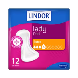 Lindor Lady Pad Extra 4 Gouttes 12 unités