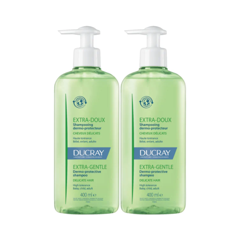 Ducray Extra-Suave Champú Dermoprotector 2x400ml
